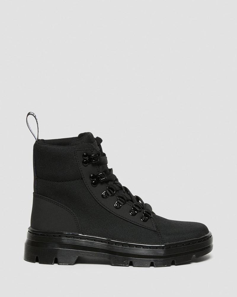 Black Women's Dr Martens Combs Poly Ankle Boots | CA 50GSO